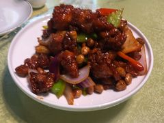 椒香虾仁爆鸡球-陈傻子餐厅(世纪都会店)
