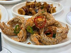椒盐攋尿虾-阳江餐厅·30年老字号·粤菜海鲜大排档