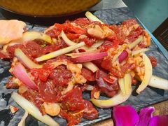 秘制拌肉-齐市马佳地摊烤肉