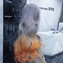 -INS羽毛接发·巴黎画染