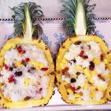 爱就是在一起，吃好多好多菠萝饭！🍍🍍🍍