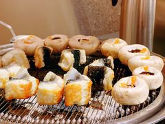 招牌活烤鳗鱼-围炉肉舍•炭烤活鳗•丹东海鲜烤肉(步行街店)