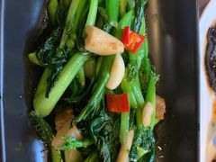 蒜香油酥炒菜心-锦堂中餐厅