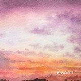 美丽的夕阳水彩画作品欣赏[吐][吐]