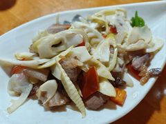 鲜笋炒腊肉-龙姐私房菜(和顺古镇店)