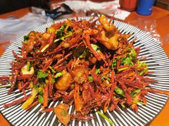 干煸肥肠-红军龙虾(河柏街店)
