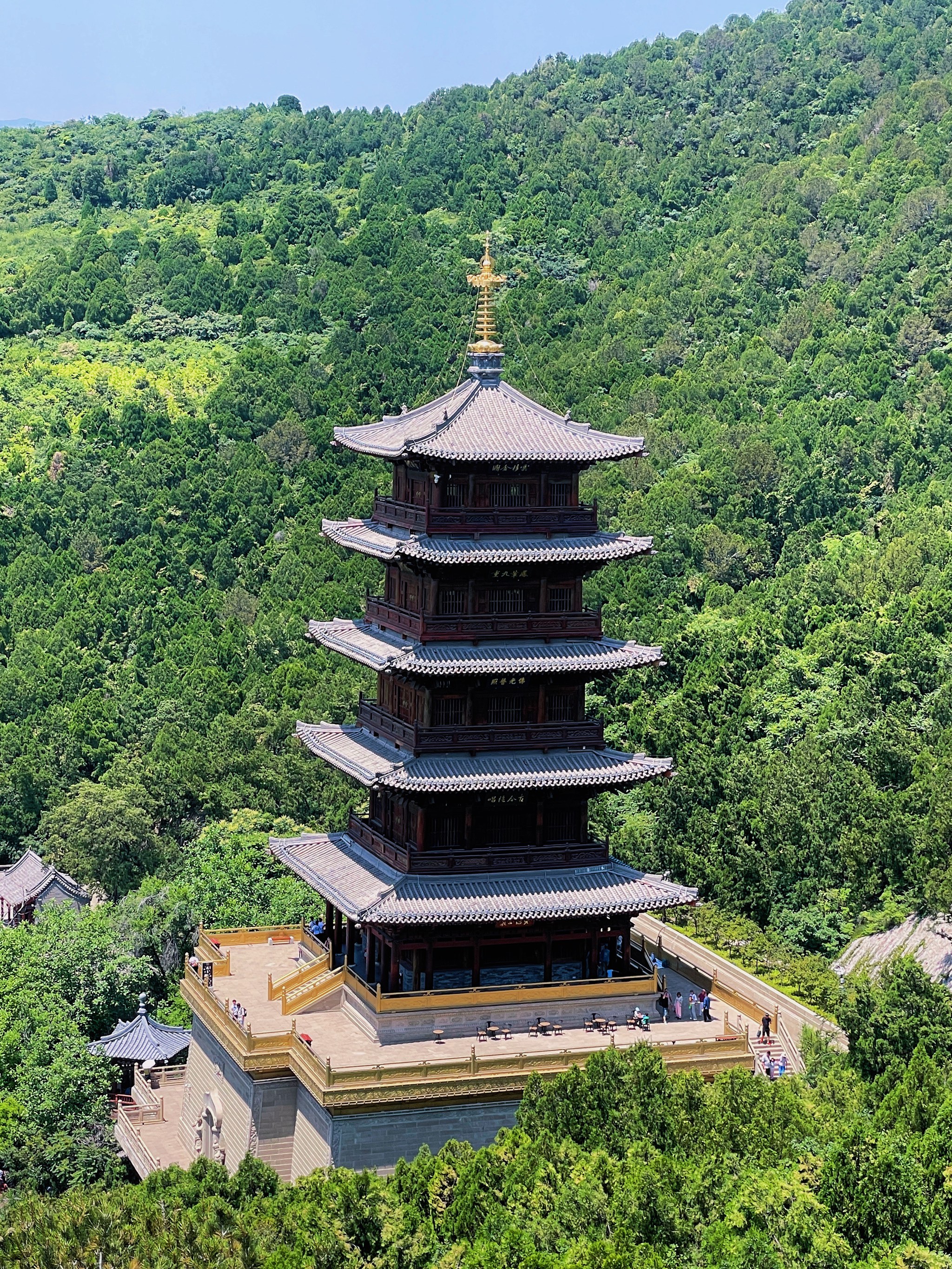 来太原太山景区吹吹山顶的风吧7215