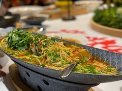 盐商跳水鱼-小河盐帮·私家菜·烤鸭(三元桥·霄云路店)