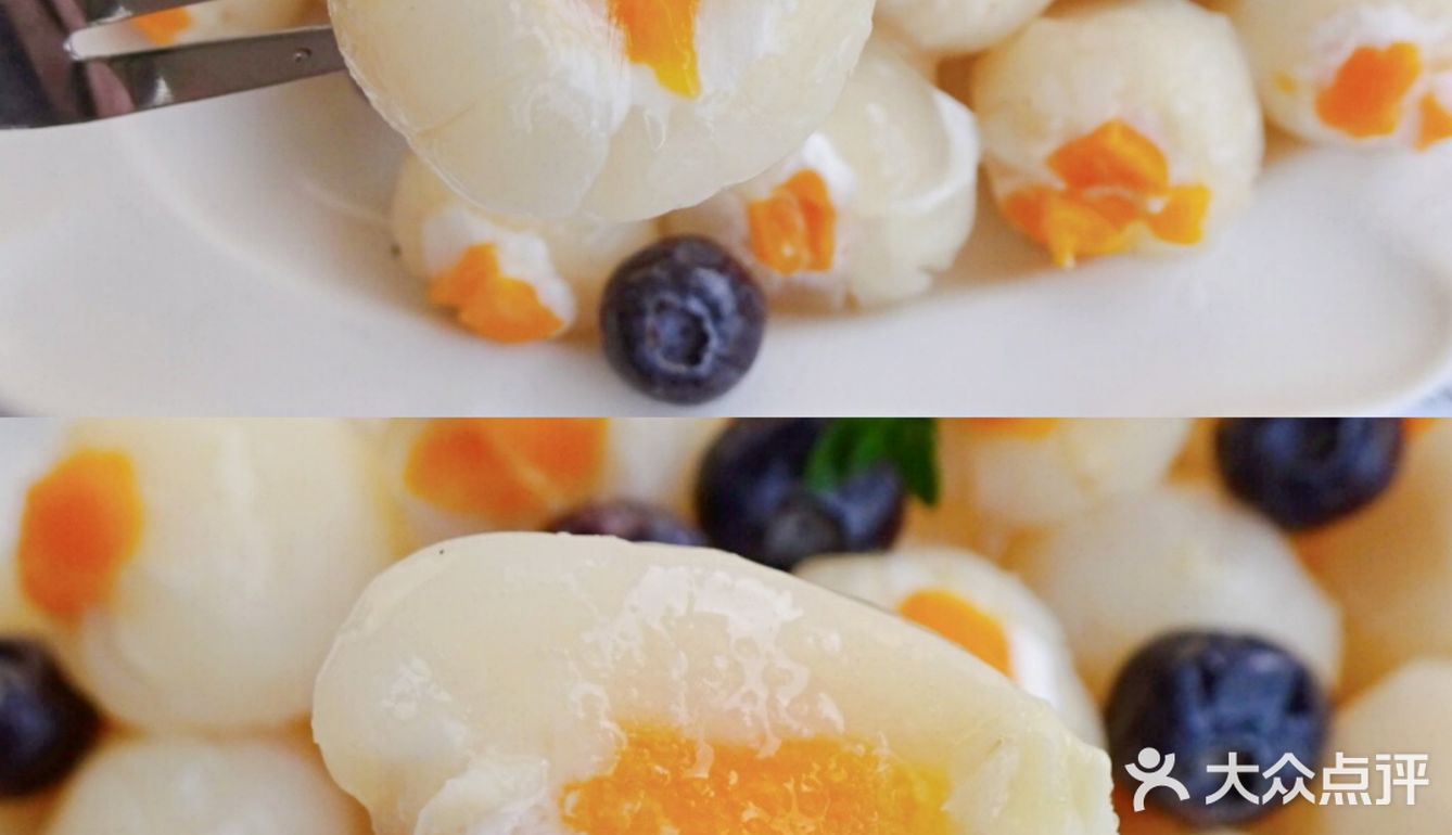 会爆浆荔枝芒果酸奶冻91 绝了 90 荔枝这样吃绝了