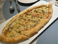 库什巴舍尔牛肉粒皮塔-伊斯坦布尔土耳其清真咖啡餐厅