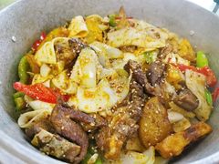 -炕锅羊肉土火锅面片大王