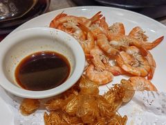 白灼基围虾-国人川菜(李家村建东街店)