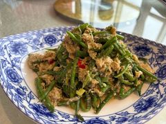 虾酱鸡蛋炒芸豆丝-老德祥酒店(德兴店)
