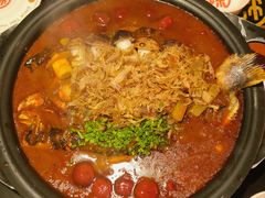 -探鱼·鲜青椒爽麻烤鱼(西南商都店)