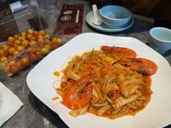 大虾烧白菜-1937青岛老味道·海肠捞饭·青岛菜(大鲍岛栈桥店)