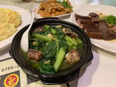 春菜排骨煲-壹只卤鹅·潮汕菜(莲塘店)