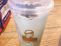 抹茶冰冰茶-LELECHA乐乐茶(上海五角场万达广场店)