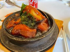 石锅烹银鳕鱼-玫瑰厅上海菜(兴国路店)