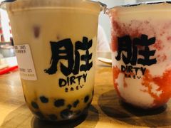 手炒黑糖脏脏茶-LELECHA乐乐茶(上海五角场万达广场店)