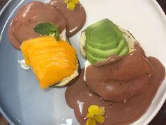 粉色班尼迪克蛋-吃饼人西餐(南开店)