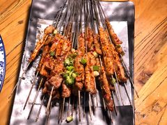 瘦肉-长青菠菜面·烧烤