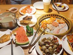 火锅涮料-韩京炭火烤肉自助料理(柯桥万达店)