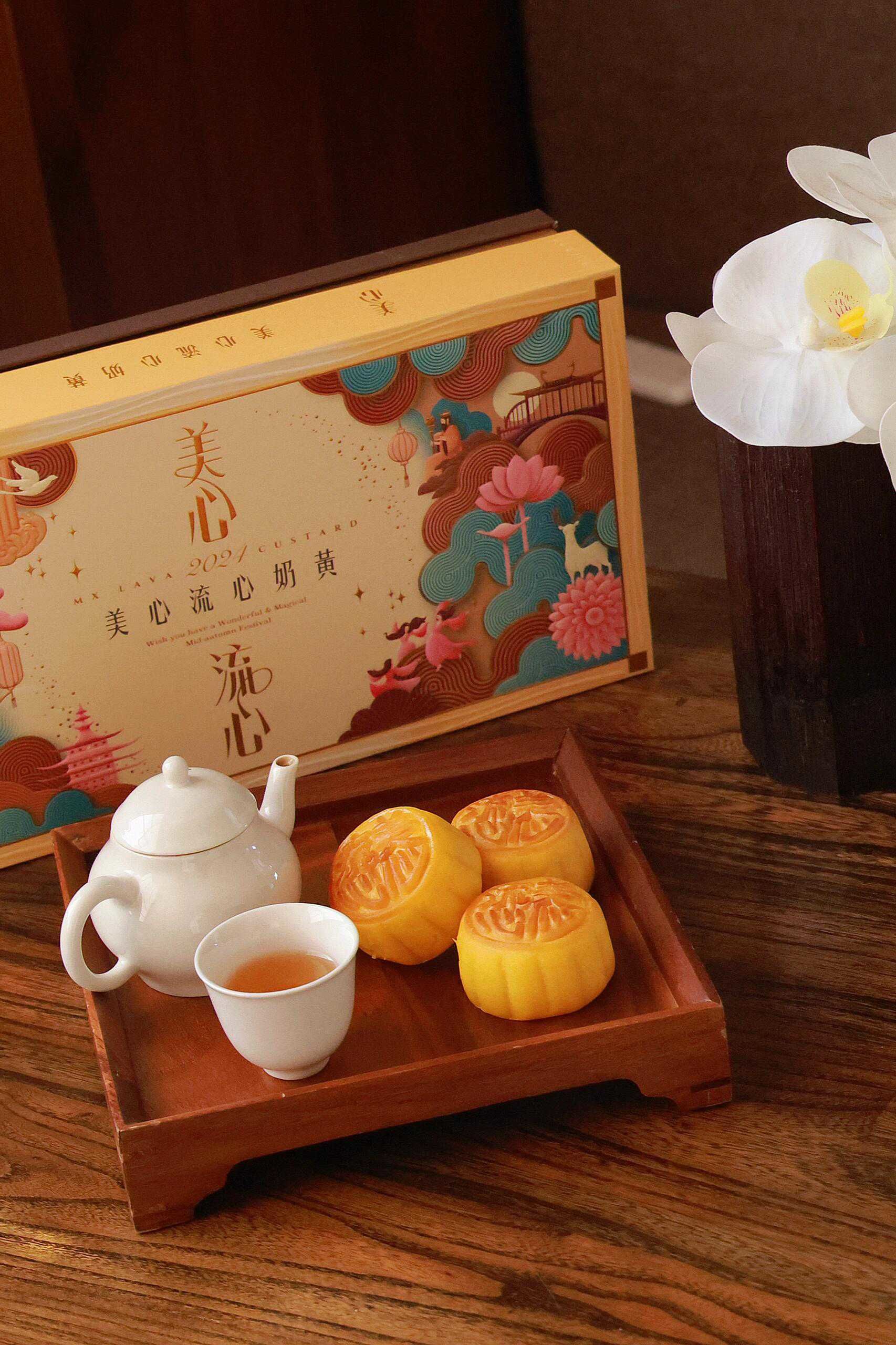 月下团圆,美心流心奶黄月饼,中秋的甜蜜使者!