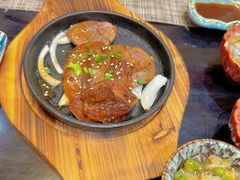 香煎牛舌饭-左舞日本料理