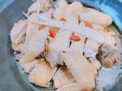 鲜人参水晶鸡-雅和生态渔庄·宜城锅巴饭(龙灵山公园店)