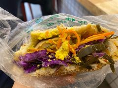 鸡蛋花干夹馍-三兄弟高炉烧饼