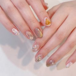 -复古绿·少女主题美甲美睫