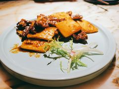 黑椒牛仔骨炒年糕-绿茶餐厅(乐峰广场店)