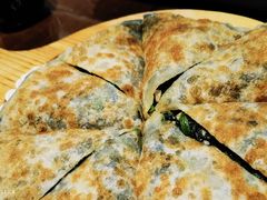 菠菜香菇馅饼-福慧慈缘素食餐厅(王府井店)