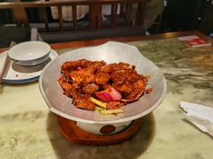 蒜香蜜汁排骨-绿茶餐厅(昌平悦荟店)