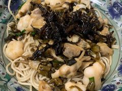 虾仁蛏子花蛤拌面-明呈黄鱼面馆(斜土路店)
