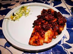 牛仔骨炒年糕-绿茶餐厅(布吉万象汇店)