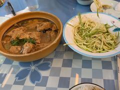 鸡汤炖卤水豆腐-丽泽山庄·生态怀柔菜·虹鳟鱼(红螺寺店)