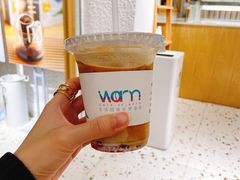 冬季草莓拿铁-Cafe on warm(丹霞店)
