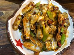 辣炒蛏子-老姑砂锅·烧烤天津菜(体北道店)
