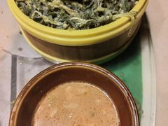 蒸拌山野菜-淀里船宴(卓达店)