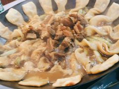 排骨豆角粘卷子-钰田大院·碳烤虹鳟鱼·怀柔地道农家菜(雁栖湖店)