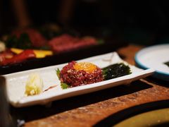 生拌牛肉-炼火烤肉店