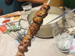 现穿羊肉串-丰茂烤串(建设街店)