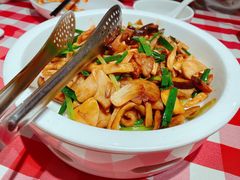 橄榄油炒3种蘑菇……好长菜名-西贝莜面村(近铁城市广场店)