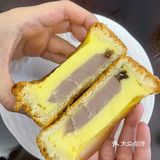 早餐｜芋泥布丁面包🍞切开有惊喜[色]