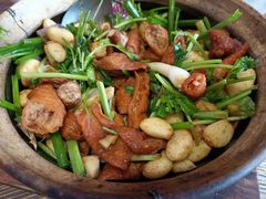 野山椒啫生肠-七寸飝大饭店(马场店)