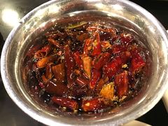 现炸辣椒油-情忆草原涮肉馆