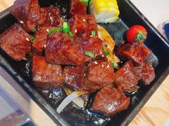 铁板牛肉粒-太郎的家·平价日料(曼巴特店)