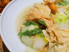 腐皮青菜-老头儿油爆虾(胜利河美食街店)