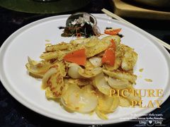 大虾油炒淮山百合-钟菜·粤菜点心·宴请(海上世界·汇港二期店)